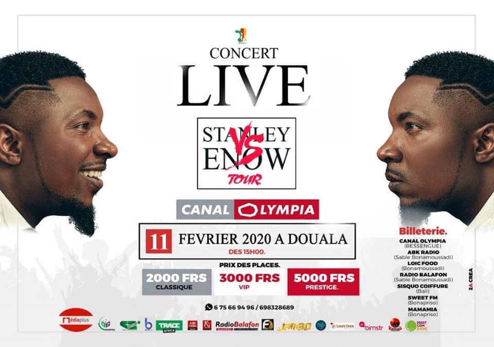 Cover Stanley ENOW Concert Live le 11 Février 2020 à Canal Olympia Douala