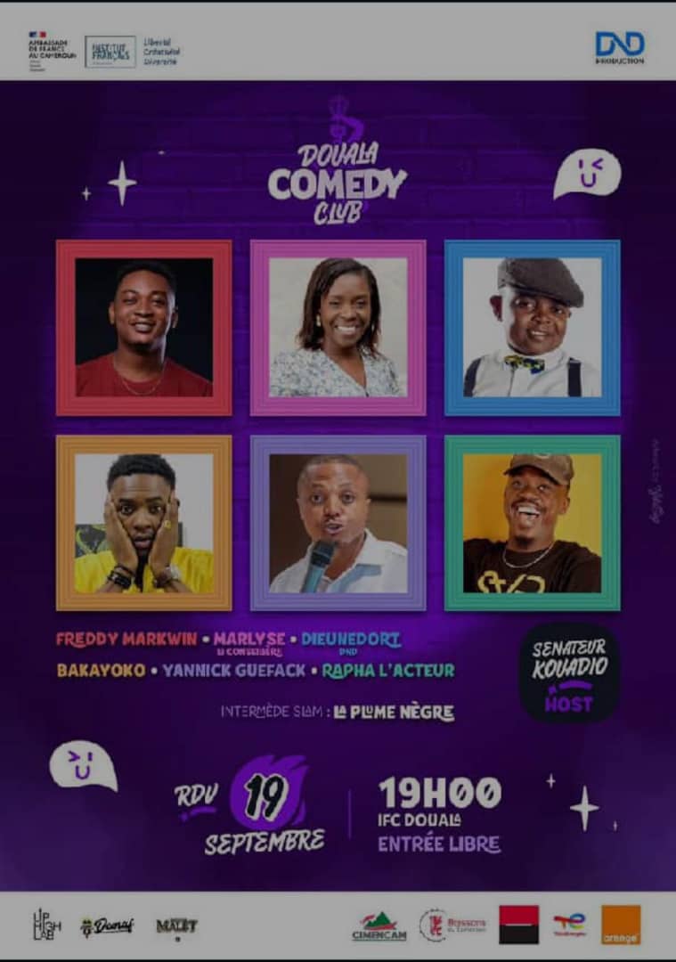 Cover Douala Comedy club le 19 septembre à IFC Douala