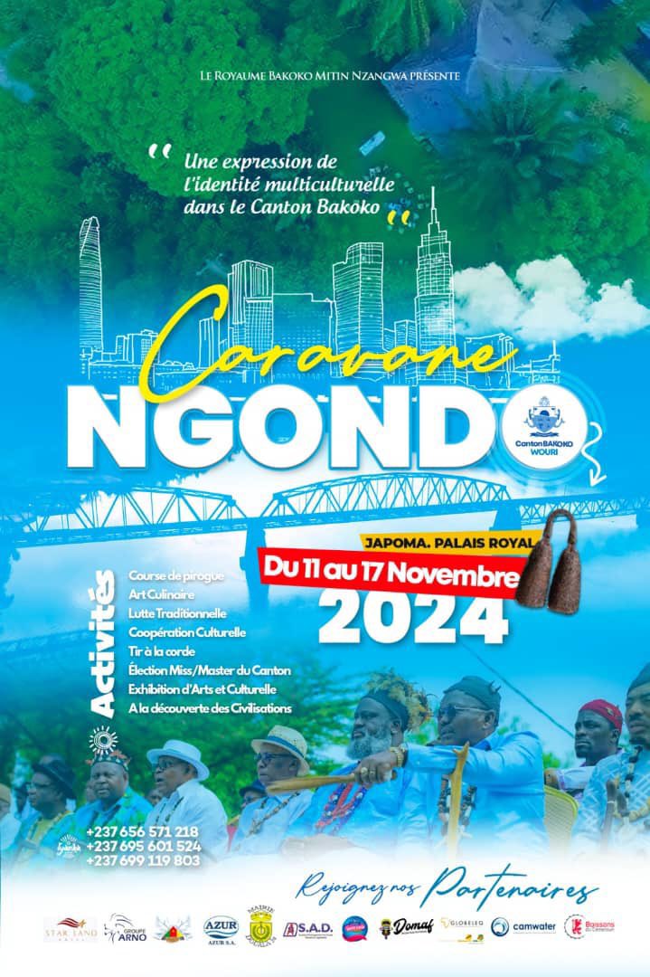 Cover Caravane Ngondo du 11 au 17 Novembre 2024  au Palais Royal de Japoma Douala