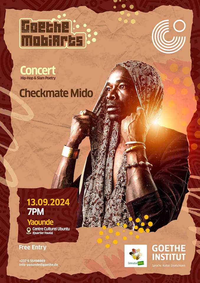 Cover Chechmate Mido En Concert Le 13 Septembre 2024  au Centre Culturel Ubuntu à Yaoundé