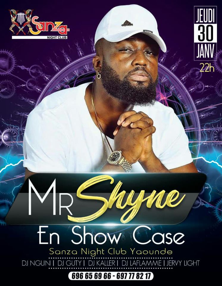 Cover Mr Shyne en Show Case à la Sanza Night Club de Yaoundé le 30 Janvier 2020