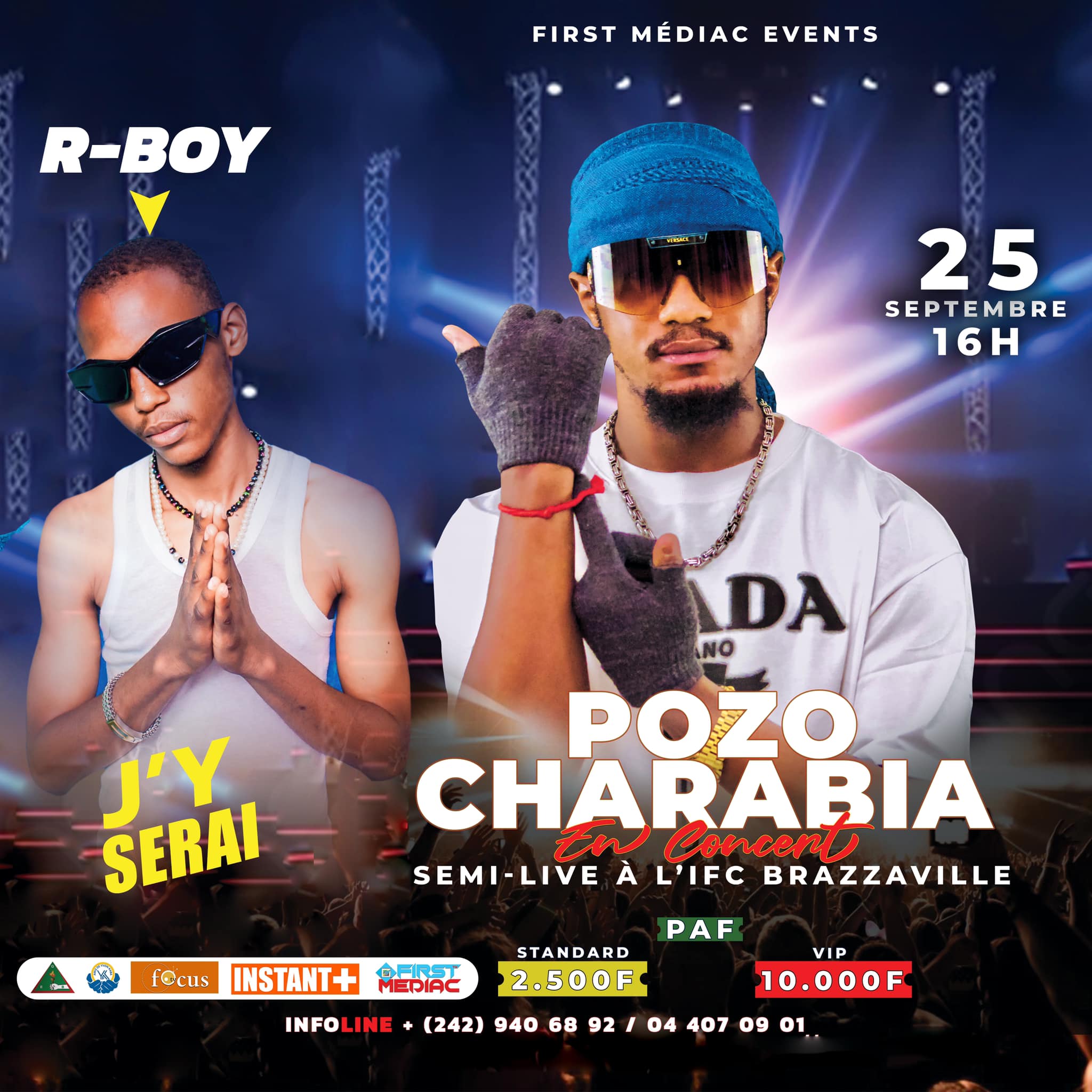 Cover POZO CHARABIA en Concert Semi Live à L'IFC douala le 25 Septembre 2024
