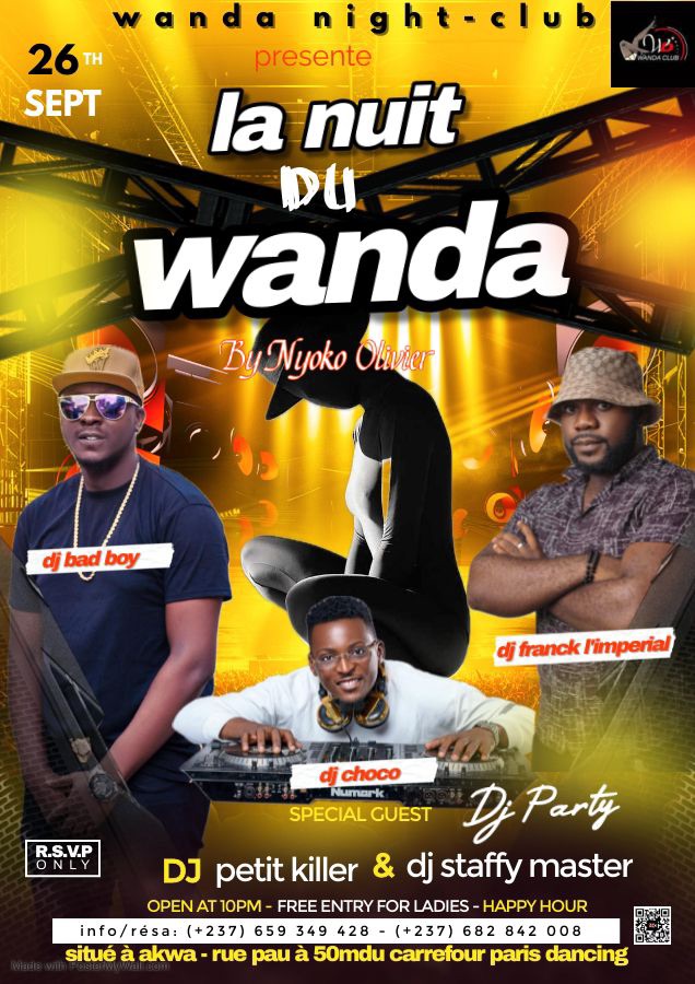 CoverLa Nuit Du Wanda by Nyoko Olivier le 26 Septembre 2024 à Douala