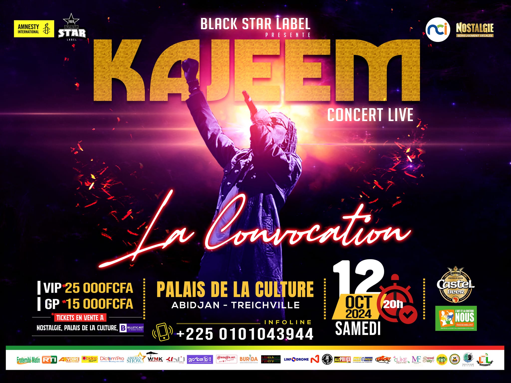 Cover Kajeem En Concert Live Samedi 12 Octobre 2024 à Abidjan