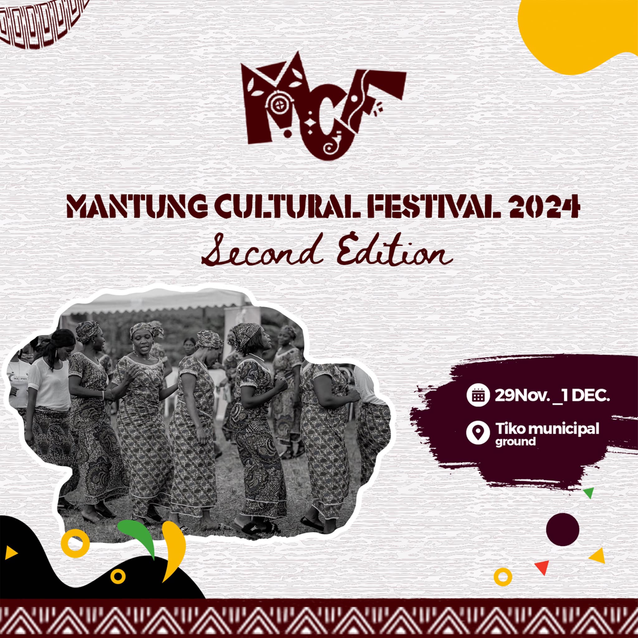 CoverFestival Culturel Mantung 2ème Edition Du 29 Novembre Au 1er Décembre 2024
