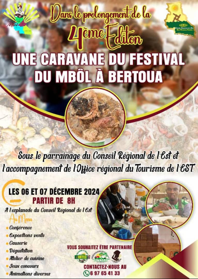 Cover 4ème Edition  Caravane du Festival Du Mbol Du 06 Au 07 Décembre 2024 à Bertoua
