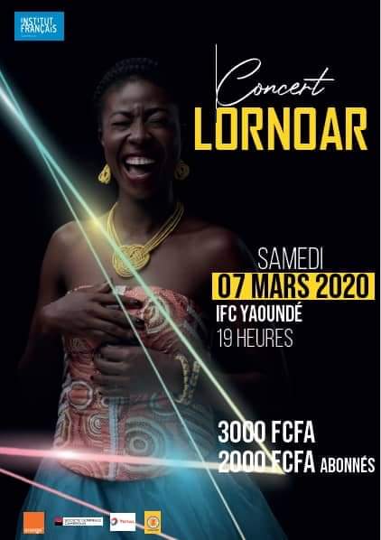 Cover Concert LORNOAR le 07 Mars 2020 à l'IFC de Yaoundé