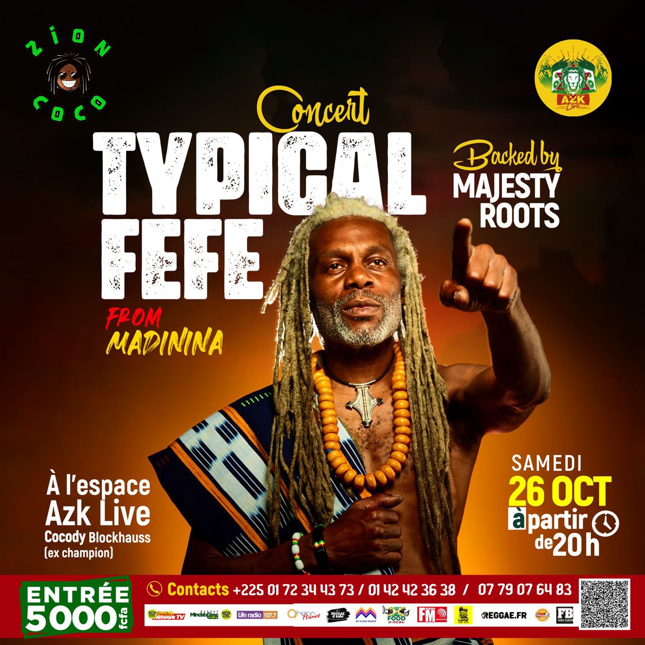 Cover Typical FEFE  De Madinina Samedi 26 Octobre 2024 à Cocody Blockhauss Abidjan
