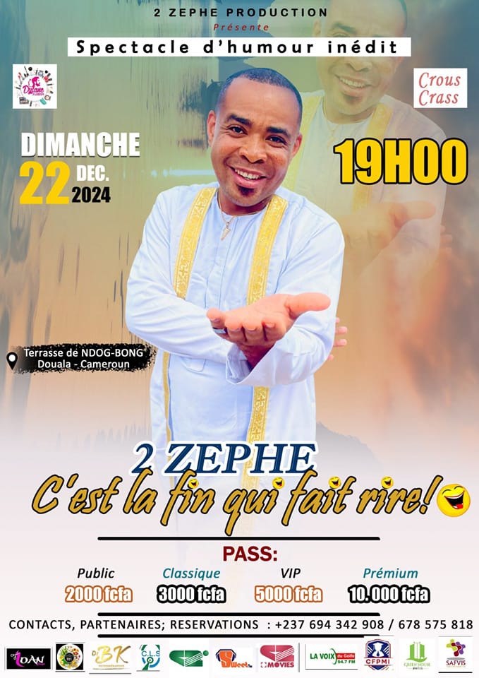 Cover Spectacle D'Humour Inédit Dimanche 22 Décembre 2024 à la Terrasse de Ndogbong Douala