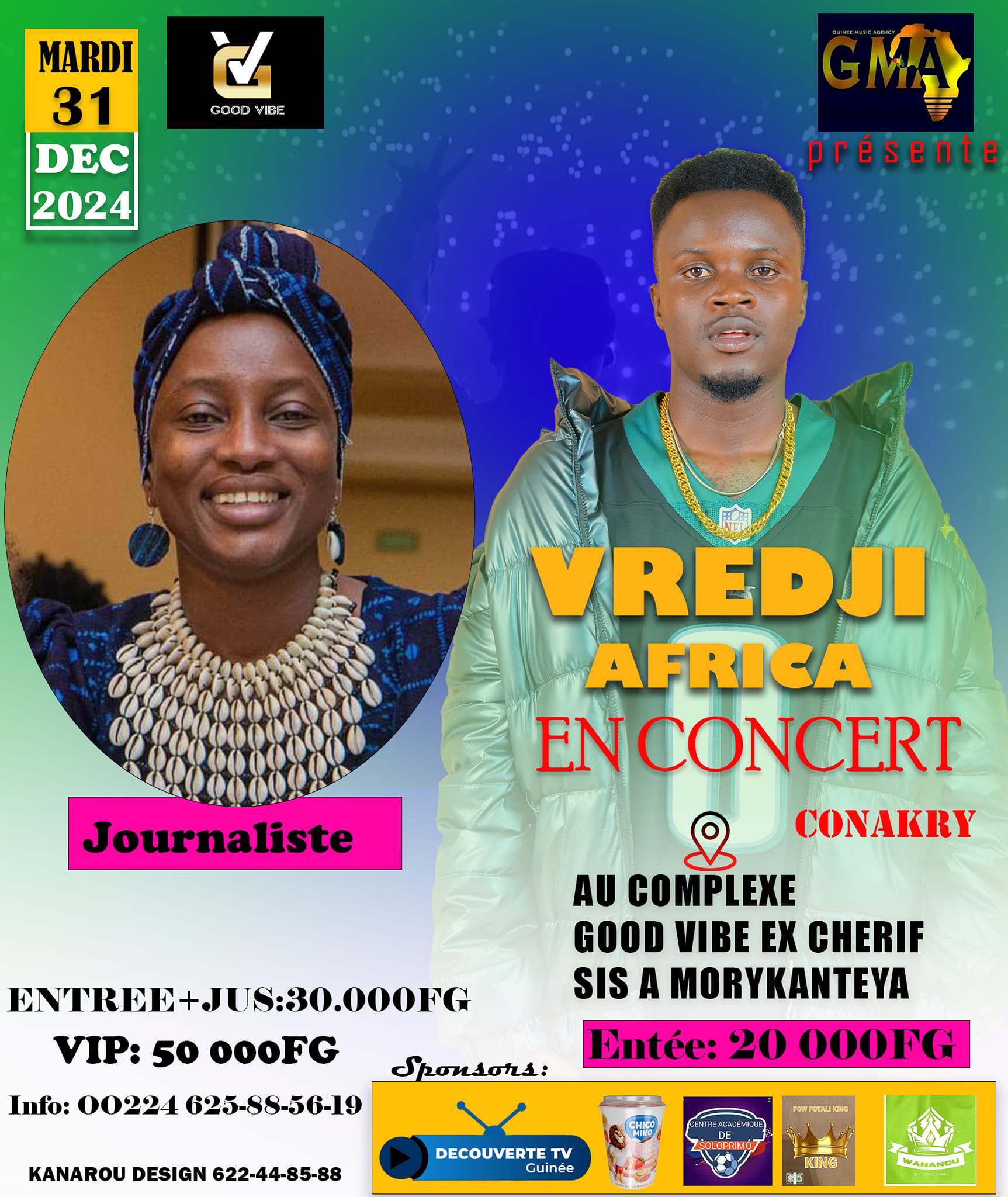 Cover Vredji Africa En Concert Mardi Le 31 Décembre 2024   Conakry en Guinée