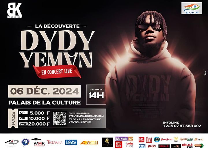 Cover Dydy Yeman En Concert Live Le 06 Décembre 2024 Au Palais de La Culture Abidjan