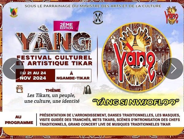 Cover Festival Culturel Et Artistique Tikar  2ème édition Du 21 Au 24 novembre 2024 à Ngambe-Tikar Au Cameroun