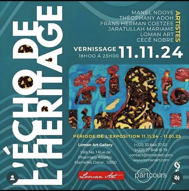 Cover L'Echo De L'Héritage Le 11 Novembre 2024 à Loman Art Gallery Au Sénégal