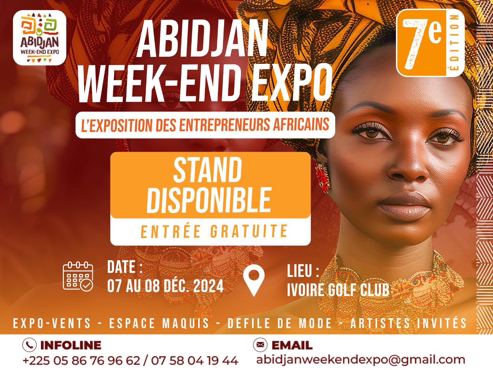 Cover Abidjan Week-end Expo 7e Edition Du 07 Au 08 Décembre 2024 Au Ivoire Golf Club