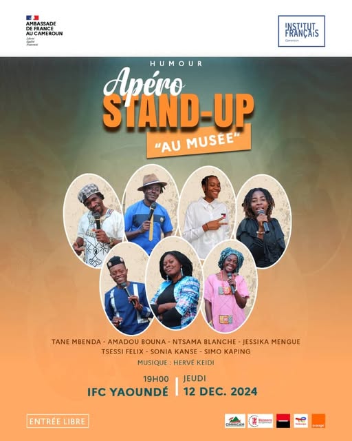 Cover Humour Apéro Stand-Up Le 12 Décembre 2024 à L'IFC Yaoundé