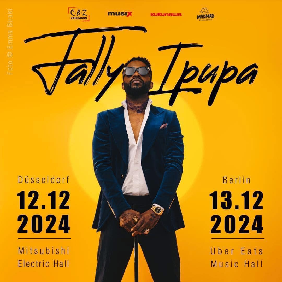 Cover Fally Ipupa En Concert  Le 13 Décembre 2024 à Berlin