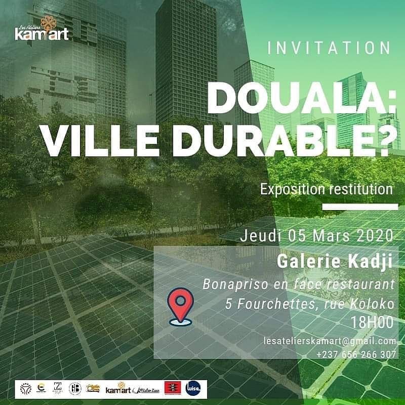 Cover Douala Ville Durable - Exposition Photo Restitution des Ateliers Kamart