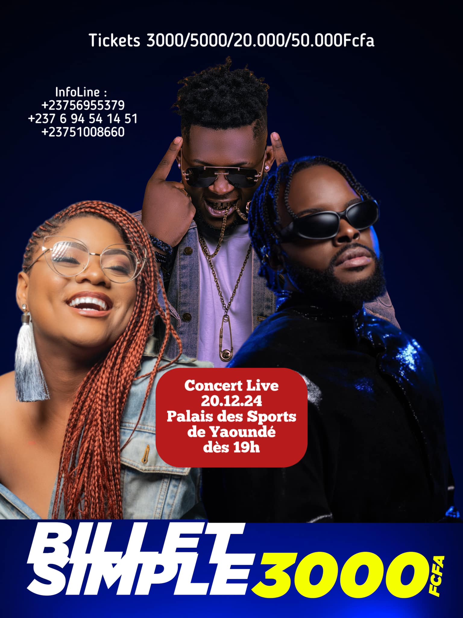 Cover Concert Live Le 20 Décembre 2024 Au Palais Des Sports De Yaoundé