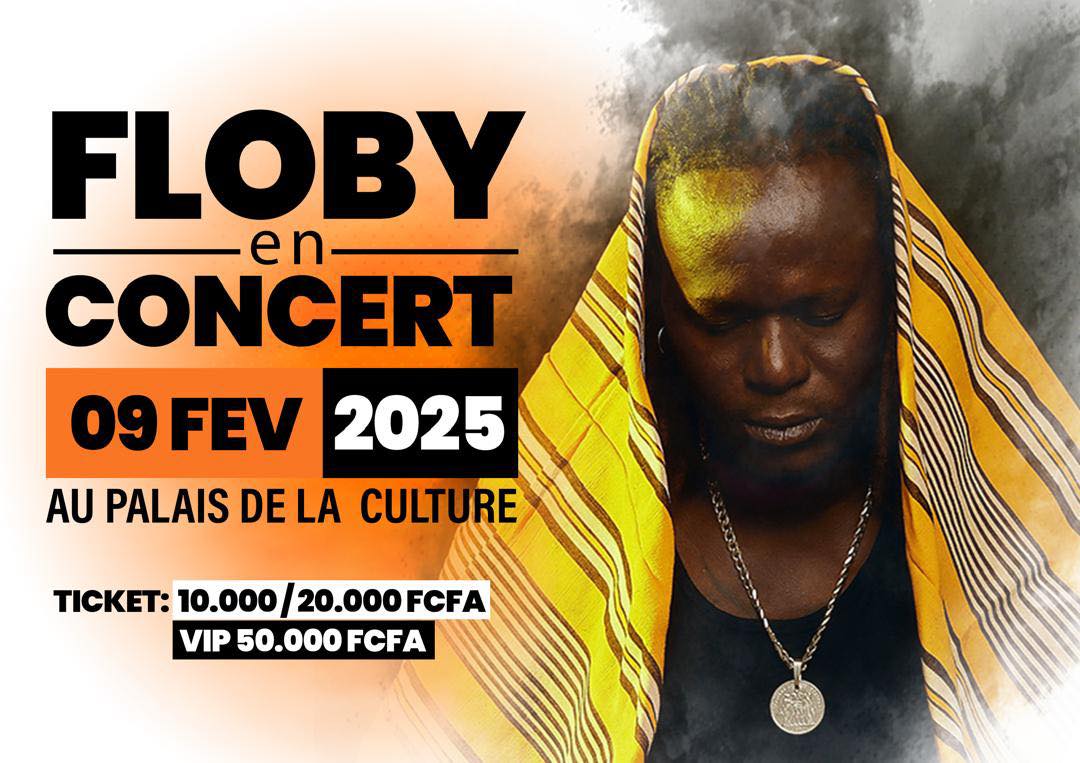 Cover Floby En Concert Le 09 Février 2025 Au Palais De La Culture Abidjan