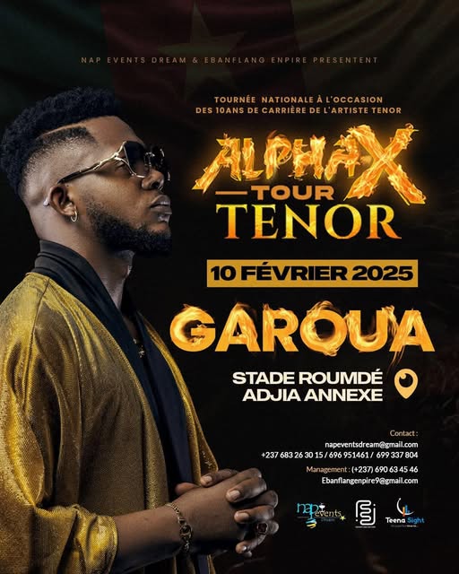 Cover Tenor En Tournée National Le 10 Février 2025 à Garoua