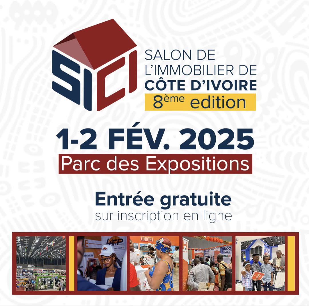 Cover Salon De L'Immobilier Au P Parc des Expositions Cote D'Ivoire 8ème Edition Du 1 Au 2 Février 2025