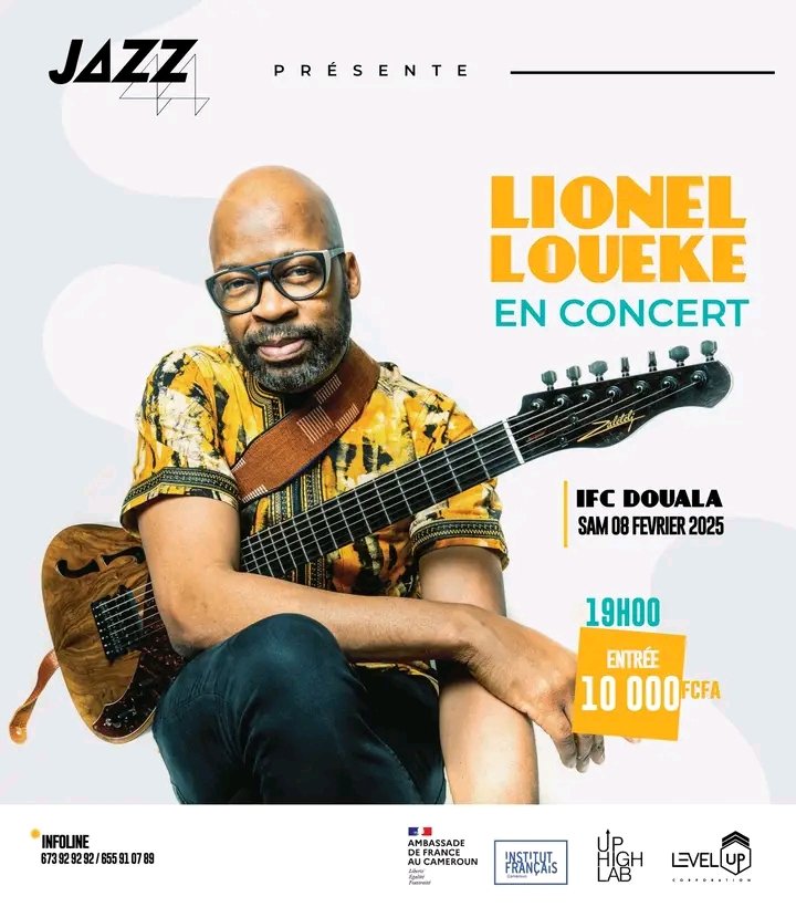 Cover Lionel Loueke En Concert Samedi 08 Février 2025 à L'IFC Douala