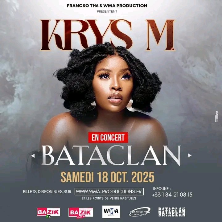 CoverKrys M En Concert Bataclan Samedi 18 Octobre 2025