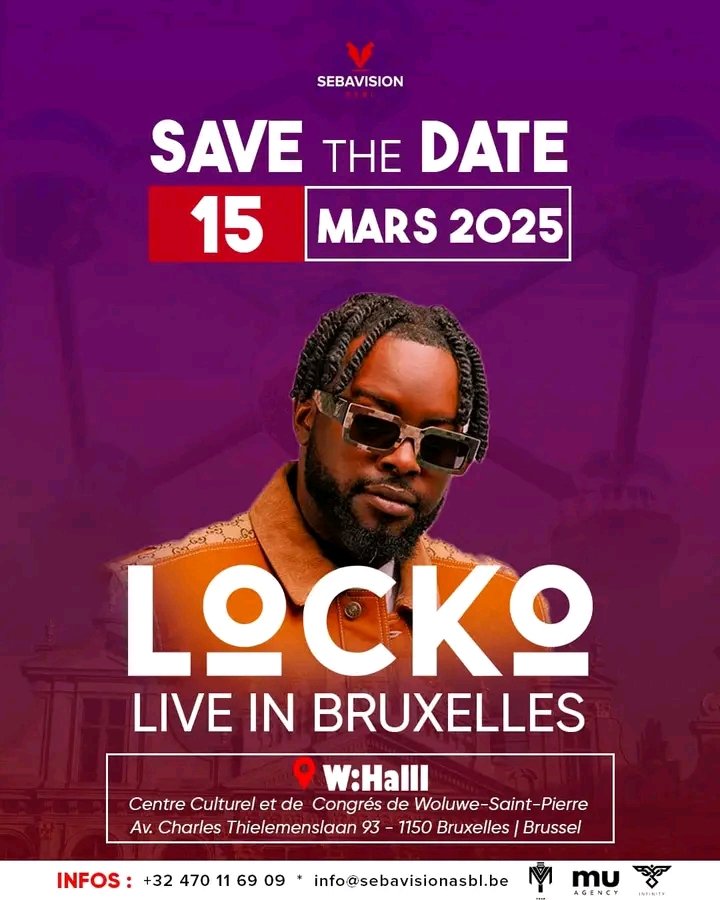 Cover Locko En Concert à Bruxelles Le 15 Mars 2025