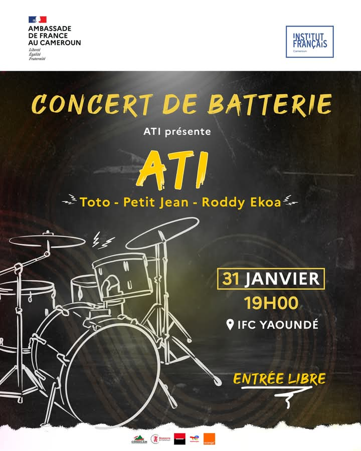 Cover Concert De Batterie Le 31 Janvier 2025 à L'IFC Yaoundé